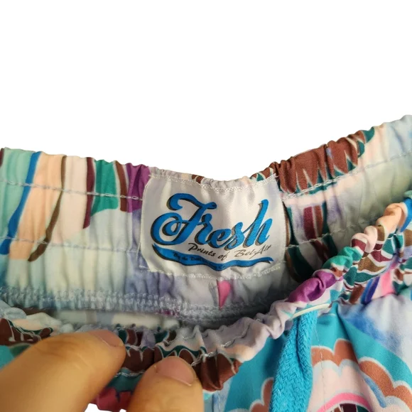 Fresh Prints of Bel Air Swim Trunks - Multicolored Space Mushrooms - Picture 6 of 6